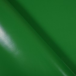 Ткань ПВХ 450 гр/м2, Зелёный (Ширина 160см), на отрез  в Черногорске