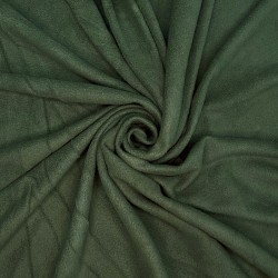Ткань Флис Односторонний 130 гр/м2, цвет Темный хаки (на отрез)  в Черногорске