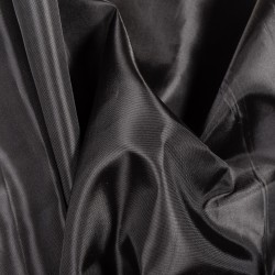 Ткань подкладочная Таффета 190Т, цвет Черный (на отрез)  в Черногорске