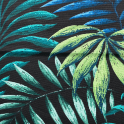 Интерьерная ткань Дак (DUCK), принт &quot;Тропические листья&quot; (на отрез)  в Черногорске