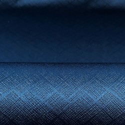 Ткань Блэкаут для штор светозатемняющая 100% &quot;Орнамент Синий&quot; (на отрез)  в Черногорске